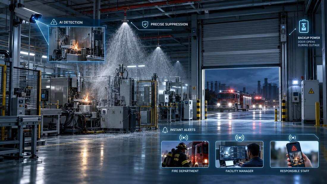 AI 防火監控辨識工廠初期火苗